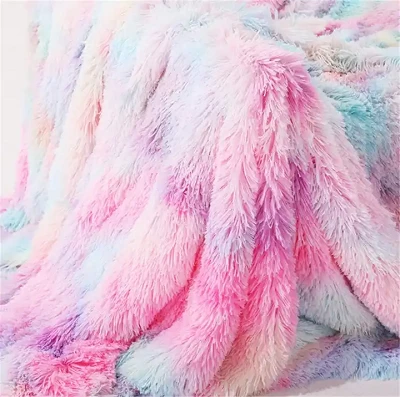 100%polyester Faux Fur Blanket