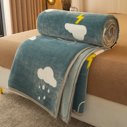 Coral Fleece Throw