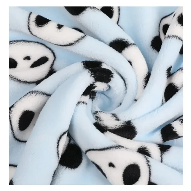 Slatka panda štampana mekana flanela