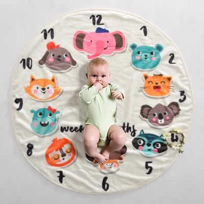 Flanel Fleece Milestone Blanket