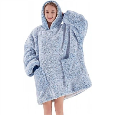 Hoodie Blanket Sherpa