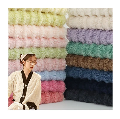 Jacquard Pletenje Sherpa Cloth Fabrics