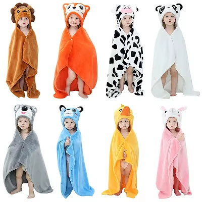 Flanel hoodie pokrivač za djecu
